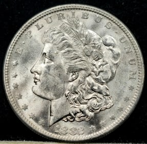 1882-S Morgan Silver Dollar Coin Uncirculated