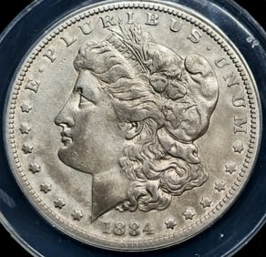 1884-S Morgan Silver Dollar Coin