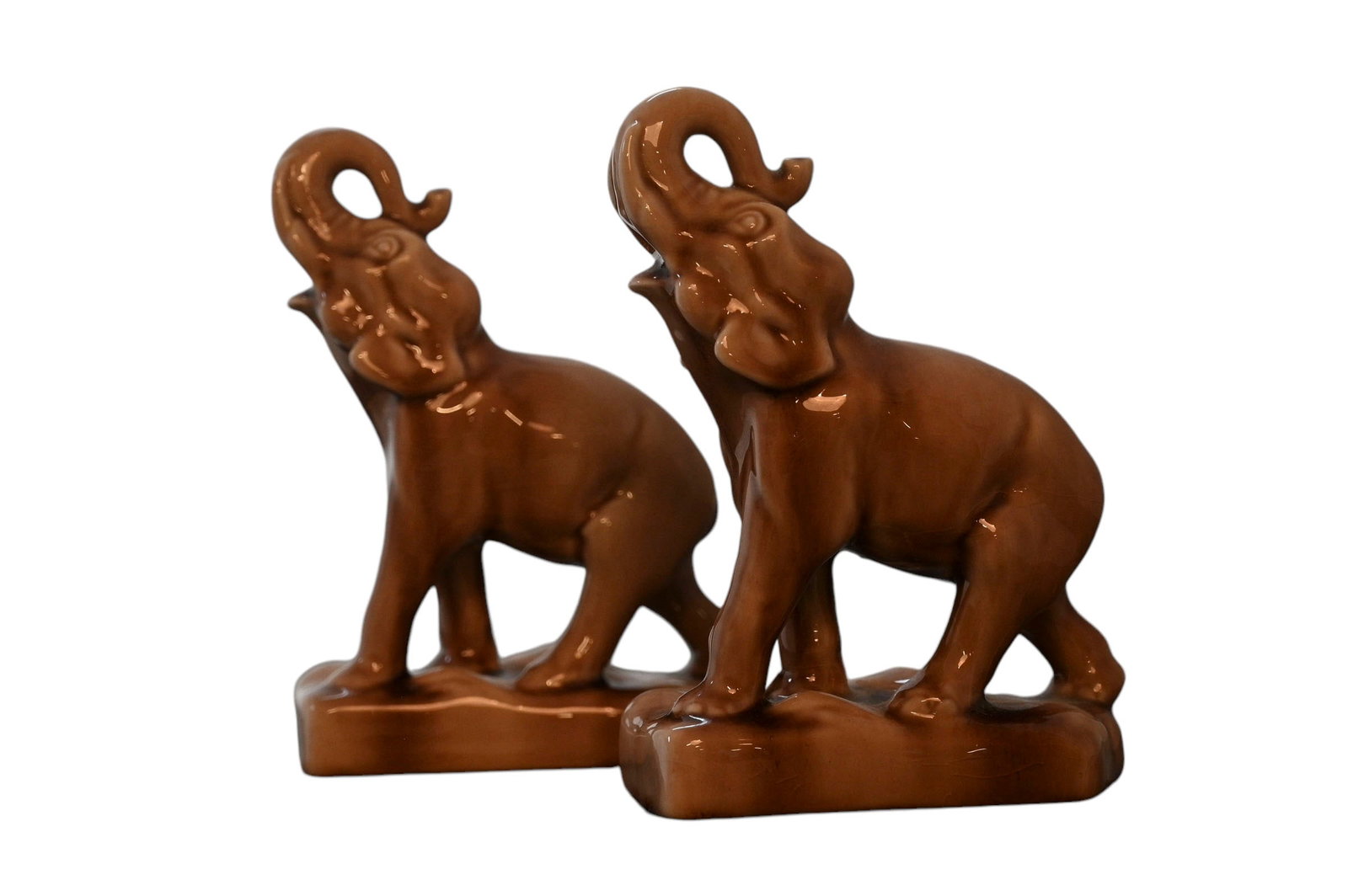 Rookwood Pottery Elephant Bookends, #6124 (1 of 7)