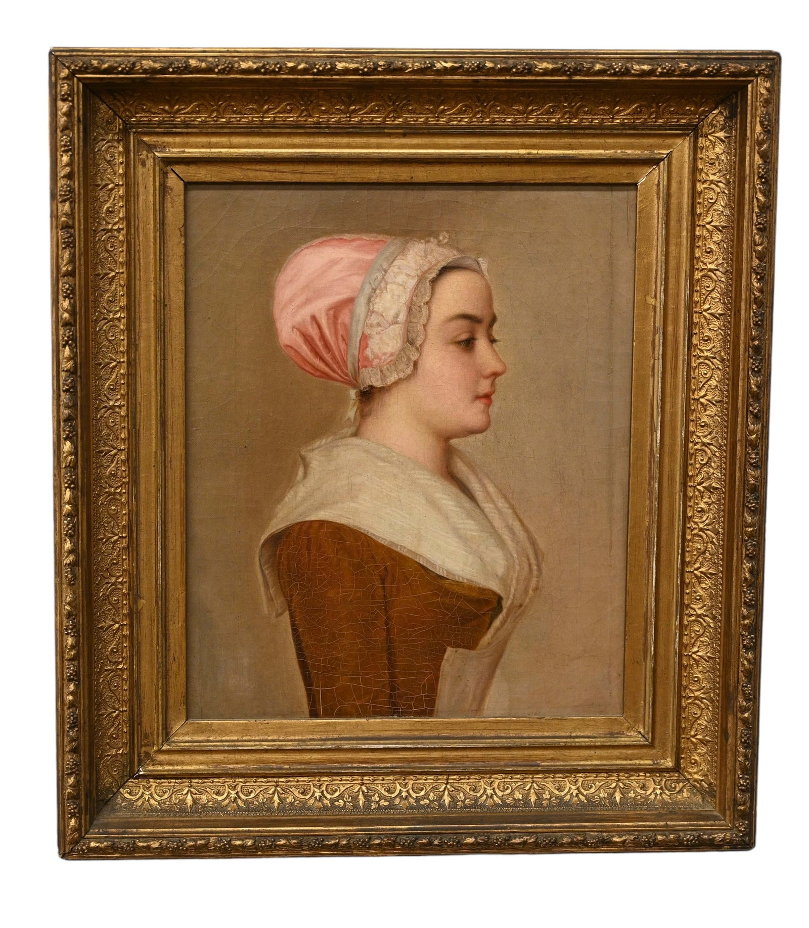 Albert Krafft (19th Century, Germany) Oil, Portrait of The Chocolate Girl (1 of 6)