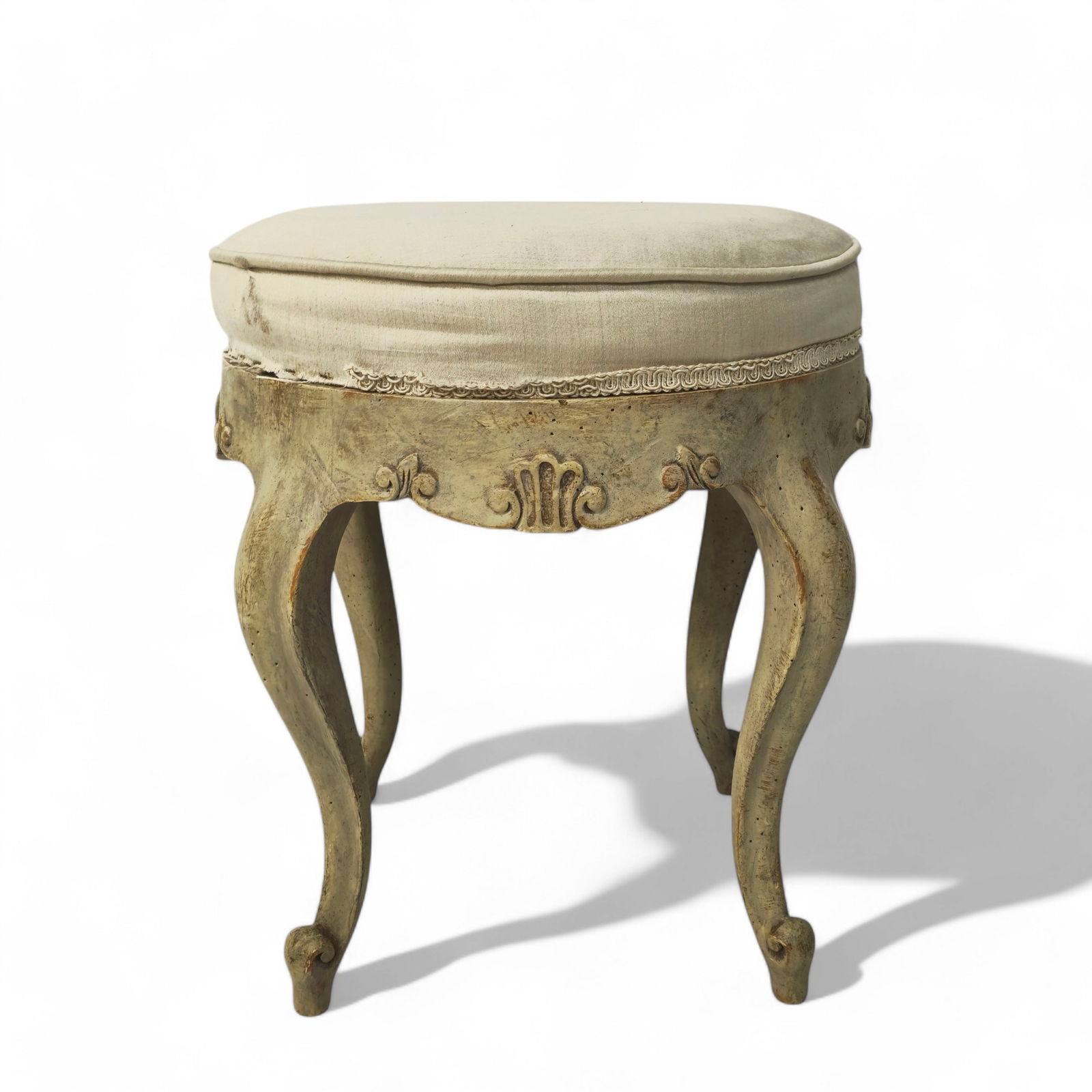 Baker Furniture Co. French Country Style Footstool/ Vanity Bench (1 of 7)