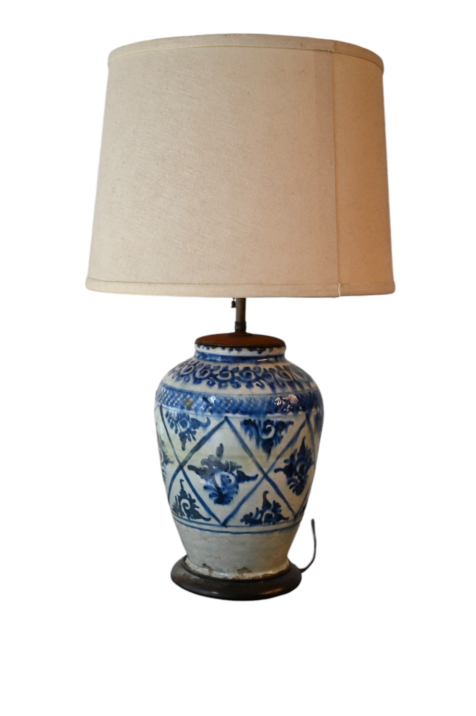 19th Century Chinese Canton Table Lamp (1 of 7)