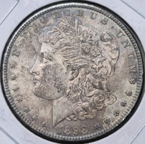 1898 Morgan Silver Dollar Toned