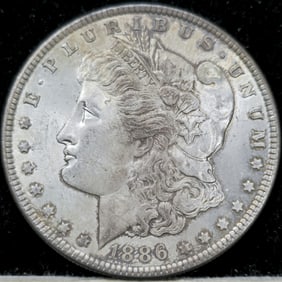 1886 Morgan Silver Dollar Toned