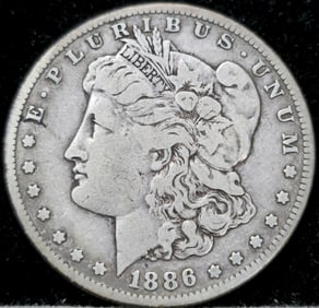 1886-S Morgan Silver Dollar