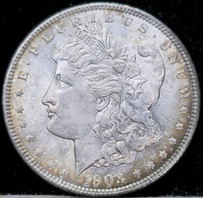 1903 Morgan Silver Dollar Toned