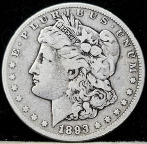1893-CC Morgan Silver Dollar