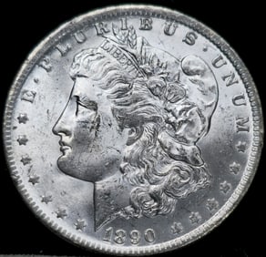 1890-O Morgan Silver Dollar
