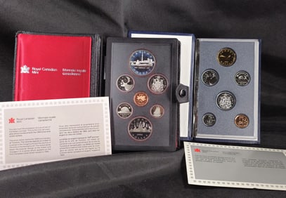 1984 & 1989 Royal Canadian Mint Proof Sets