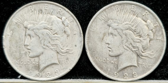 1923 Peace Silver Dollars