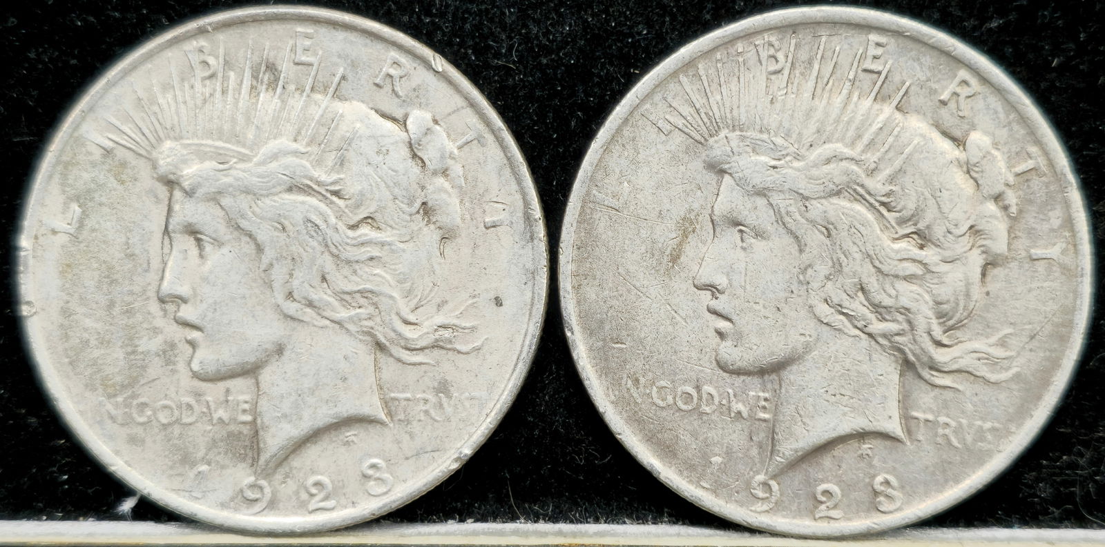 1923 Peace Silver Dollars (1 of 2)