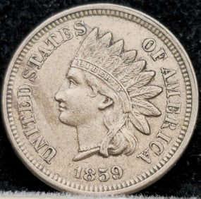 1859 Indian Head One Cent