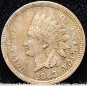 1863 Indian Head One Cent