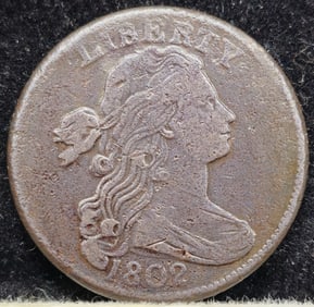 1802 Draped Bust 1/000 Large Cent