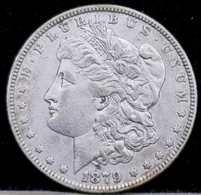1879 Morgan Silver Dollar Toned
