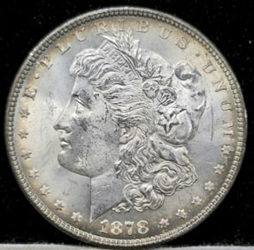 1878 Morgan Silver Dollar Toned