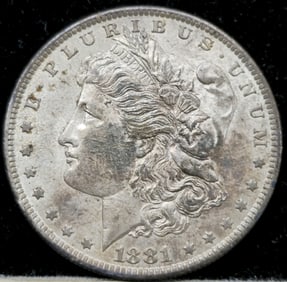 1881-O Morgan Silver Dollar Toned