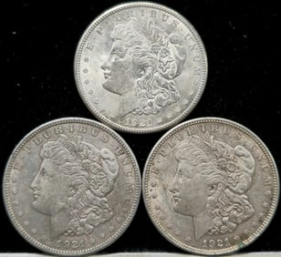 1921 Morgan Silver Dollars