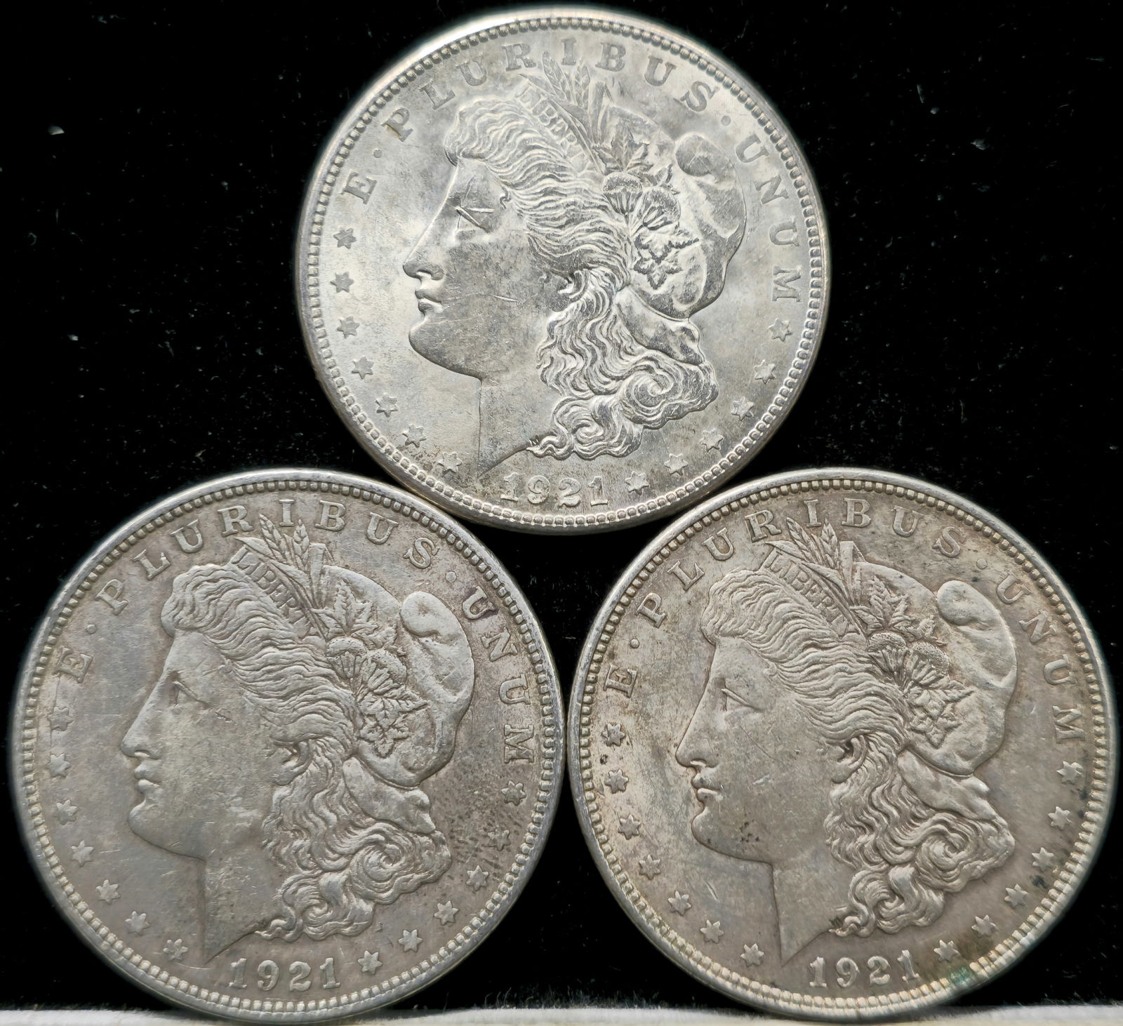 1921 Morgan Silver Dollars (1 of 2)