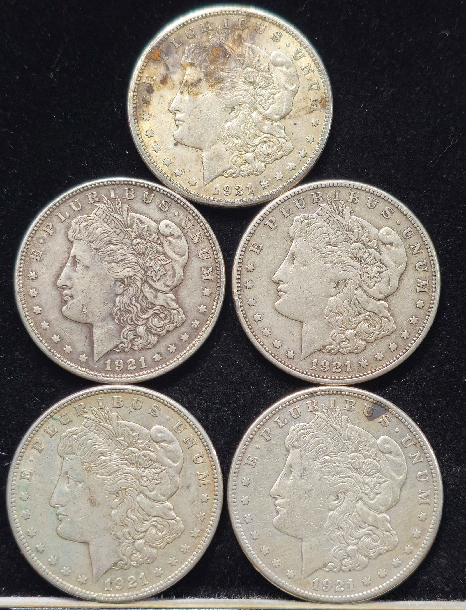 1921 Morgan Silver Dollars (1 of 2)