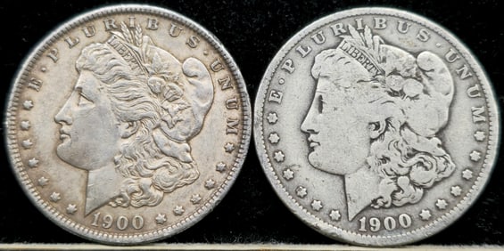 1900 Morgan Silver Dollars