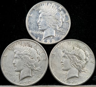 1923-S Peace Silver Dollars