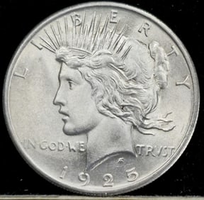 1925 Peace Silver Dollar