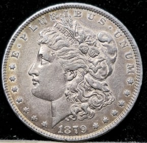 1879 Morgan Silver Dollar Toned