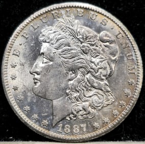 1887-O Morgan Silver Dollar Toned