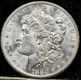 1880-S Morgan Silver Dollar PL