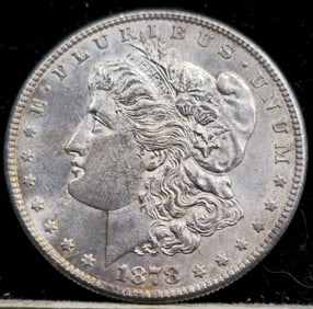 1878-S Morgan Silver Dollar PL Toned