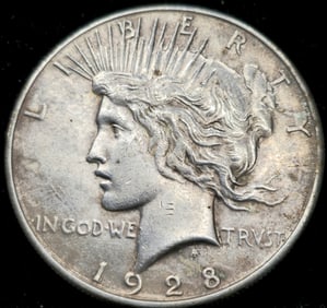 1928-S Peace Silver Dollar