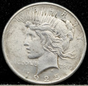 1925 Peace Silver Dollar