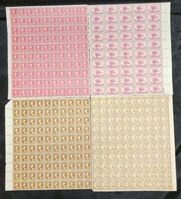 US Stamp Sheet Grouping