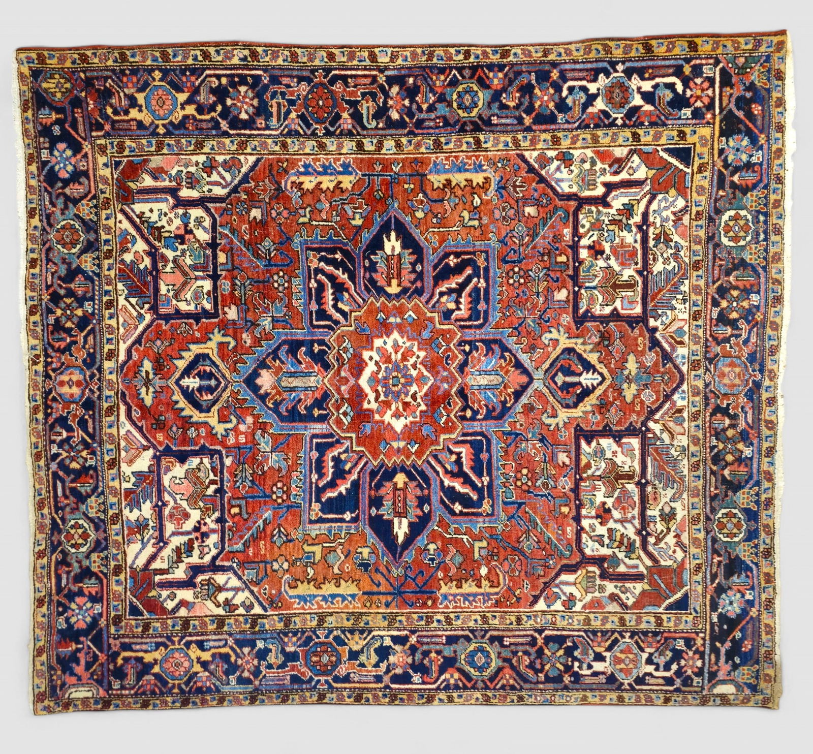 Antique Heriz Area Rug Collection of Jay & Beth Karp (1 of 7)