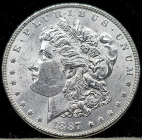 1887 Morgan Silver Dollar