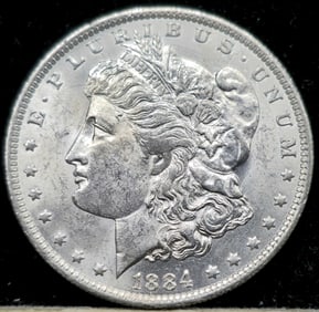 1884-O Morgan Silver Dollar