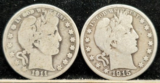 Barber Silver Half Dollars