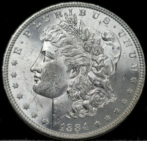 1884 Morgan Silver Dollar