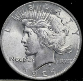 1924 Peace Silver Dollar