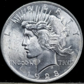1923 Peace Silver Dollar