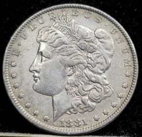 1881 Morgan Silver Dollar