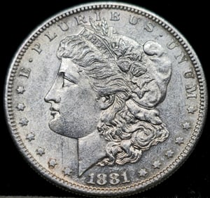 1881-S Morgan Silver Dollar