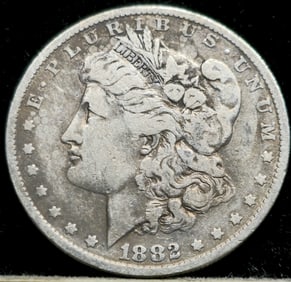 1882-O Morgan Silver Dollar