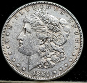 1884 Morgan Silver Dollar
