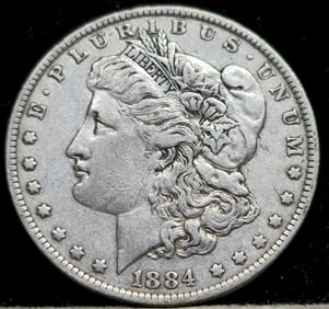 1884-O Morgan Silver Dollar