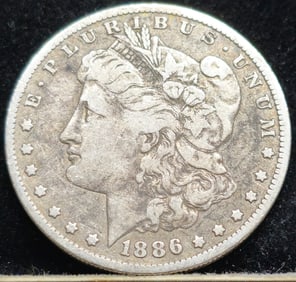 1886-O Morgan Silver Dollar