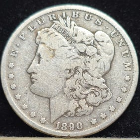 1890-O Morgan Silver Dollar
