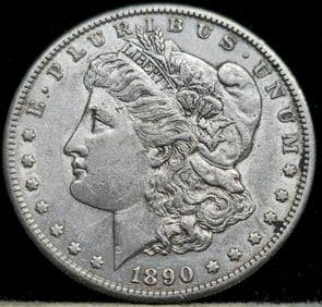 1890-S Morgan Silver Dollar