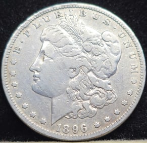 1896-O Morgan Silver Dollar